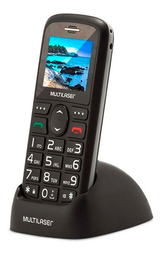 Celular Idosos Multilaser Vita 3g P9091 Dual Chip 1.8 Pol