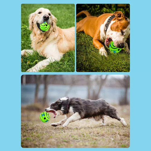 P 2pcs Pelota Interactiva De Juguete Con Sonido Para Perros