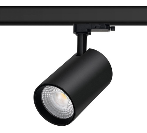 Riel Soporte 2 Metros Spot Led X 4 Decoración Luz Calida