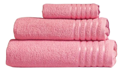 Toalla Microfibra Medio Baño Encanto Concord Color Rosa