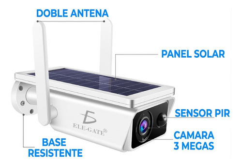 Cámara Ip Full Hd Inalambrica Sensor Y Vision Nocturna Mic