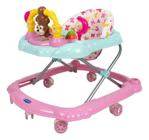 Andador Para Bebe Ven Conmigo Monito Babyhappy Plegable 