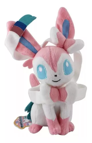 Boneco De Pelucia Sylveon Pokemon Center Pikachu Eevee Tomy