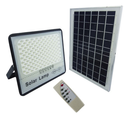 Proyector Solar Led De 500w Metal Plano Panel De 142 Led