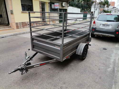 Imagen 3 de 4 de Trailer Con Jaula Y Freno. Hasta 1200 Kg