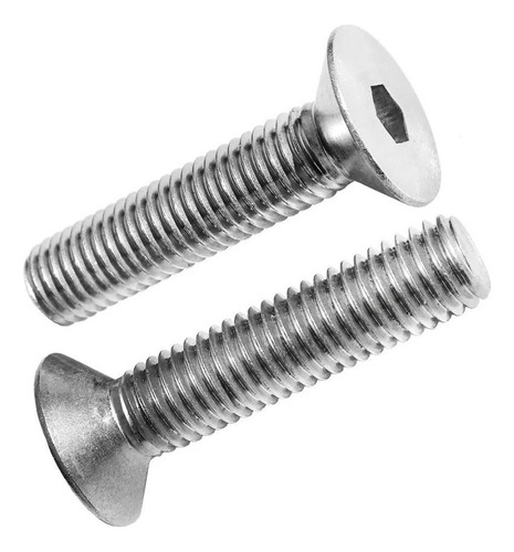 Parafuso Inox M4x16 Allen Cabeça Chata M4 X 16mm - 200un