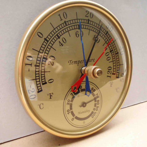 Termómetro E Higrómetro Analógicos De Humedad Interior,