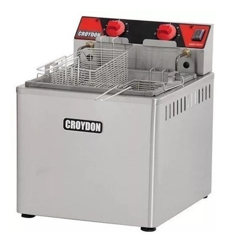 Imagem 1 de 1 de Fritadeira Industrial Elétrica 8000w Croydon Fzm8 Zona Fria