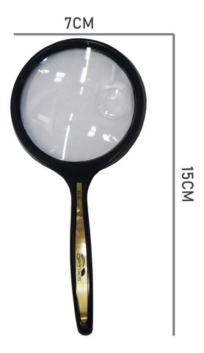 Imagen 3 de 8 de Lupa De Mano Lente Policarbonato 2x 4x Art.2326 Optiks