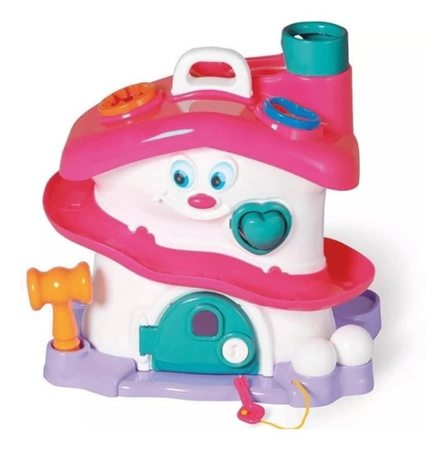 Brinquedo Infantil Casinha Activity House Com 02 Bolinhas