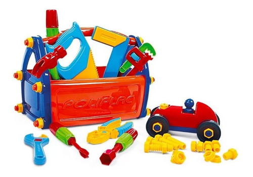 Imagem 1 de 7 de Brinquedo Infantil Maleta Com Ferramentas Poliplac
