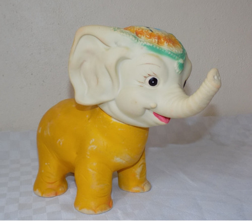 Figura De Elefante De Vinil Tilly Toy Antigua No Romay | MercadoLibre