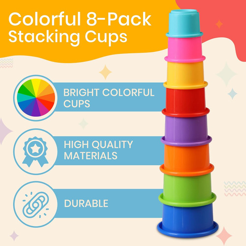 Vasos Apilables Juego De Apilamiento De Vasos Educativos De