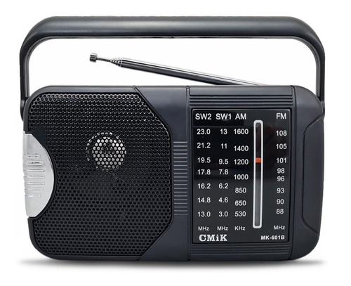 Radio Con Manija Am/fm Cmik Modelo Mk-610b