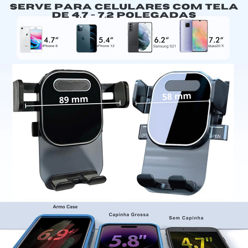 Suporte Veicular Carro Painel E Parabrisas Automotivo Mesa Retrovisor Universal Fixa Forte Ventosa Gira 360 Smartphone Apoio Para Celular Mk3 Parts