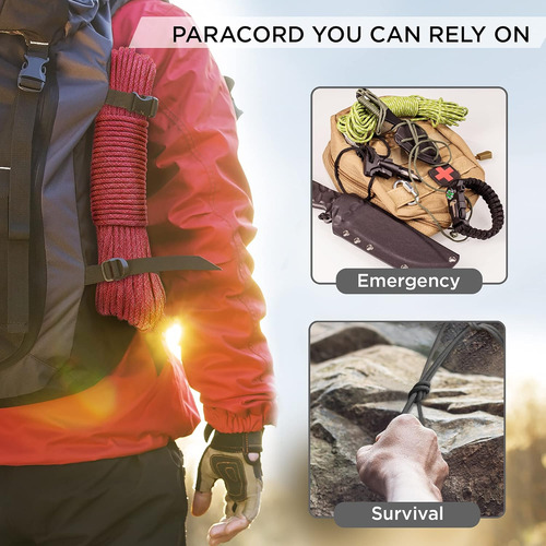 Teceum Paracord Cuerda Para Supervivencia - 305m/61m/37m/30m