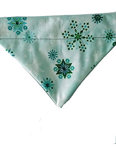 Bandana De Nieve Teal Para Perros - Top Rocks Doggie Wear