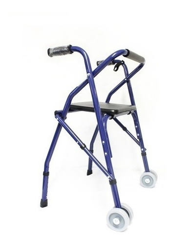 Andadera Ruedas Rollator Basica Plegable Aluminio 