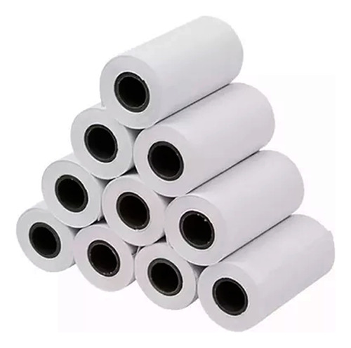 10 Rollos Papel Termico Miniprinter 57x25 ( Impresora 58mm)