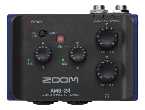Zoom Ams-24 Interfaz De Audio
