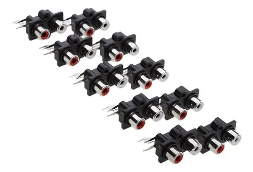 comprar 2 X Terminales Rca De Audio Para Empotrar 1x1