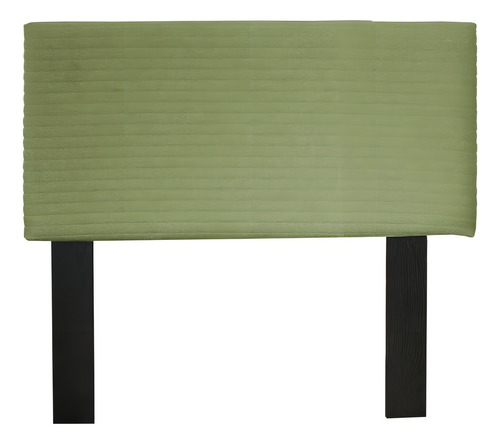 Moderna Cabecera Individual Moderna Nuuk Juvenil P/ Recámara Color Verde