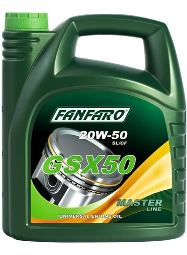 Aceite Semi-sintetico Fanfaro Gsx 20w-50 4l Semi (018)