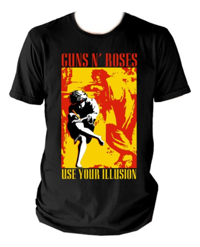 Camiseta Unisex Gun N Roses: Portada Use Your Illusion