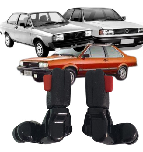 Par Trinco Quebra Vento Com Fixador Voyage 1987 1988 1989