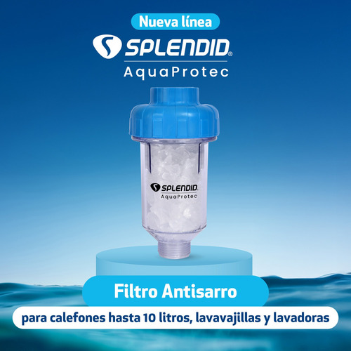 Filtro Antisarro Calefon Y Lavavajillas Splendid