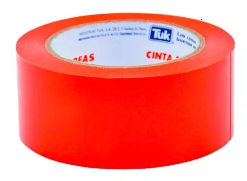 Cinta Adhesiva Delimitadora Roja 48mm X 33m Tuk 434002