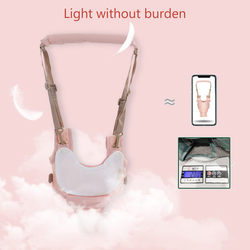 Arnés Para Bebé Aprender A Caminar Ajustable Rosa Bebé
