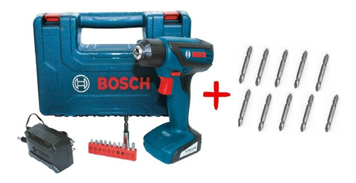  Taladro Atornillador Bosch Gsr 1000 Smart 12v + Puntas 10pz