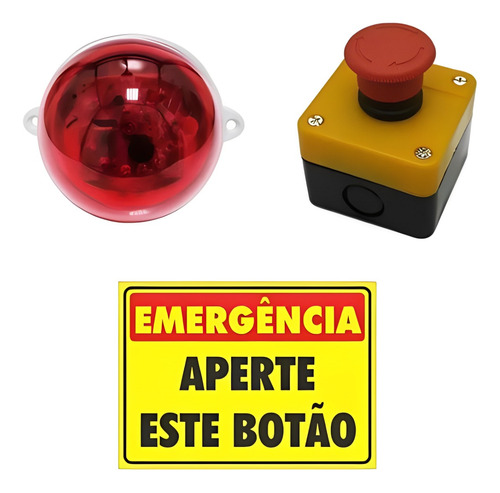Alarme Campainha Pne Pcd Emergencia Idosos Interruptor