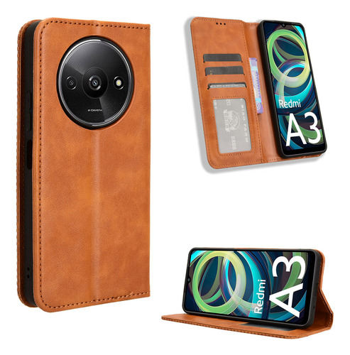 Funda Cartera Tarjetero Para Xiaomi Redmi A3 / Poco C61