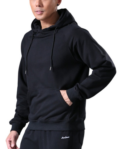 Sudadera Con Capucha Básica Lisa