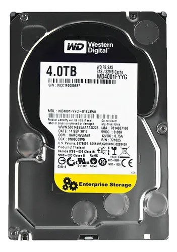 interno Western Digital WD Re WD4001FYYG 4TB