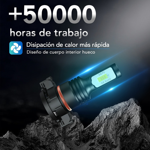 H7 H11 H16 9005 9006 H3 Bombillas De Luz Antiniebla Led