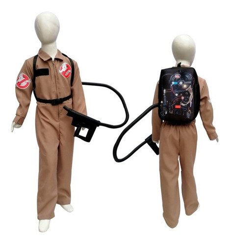 Disfraz Cazafantasmas Ghostbuster Niño Incluye Mochila 14 16