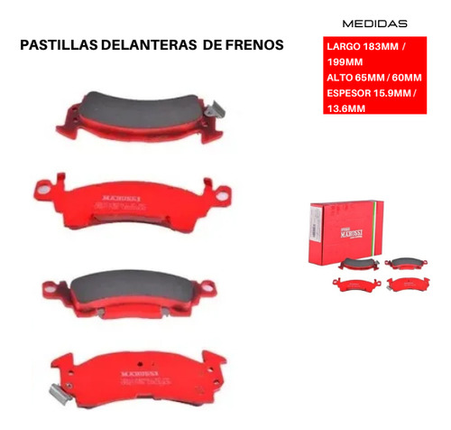 Pastilla De Freno Buick Lesabre Base 3.8 1977