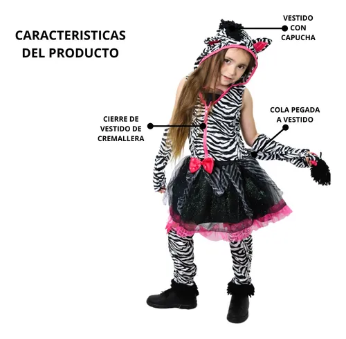 Disfraz de cebra para niña con tutu hotsell
