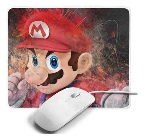 Mouse Pad Mario Bros Tapete Para Mouse Alfombrilla Premium 