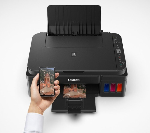 Impresora a color multifunción Canon Pixma G3110 con wifi negra 110V/220V G3110