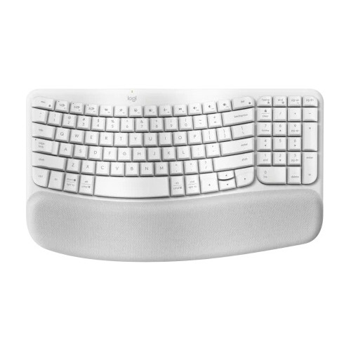 Teclado Inalambrico Bluetooth Logitech Wave Keys Blanco