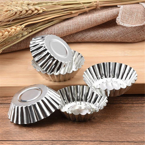 Mvchif Mvchifay 10 Pcs Tart De Huevo Tarta De Acero Molde De