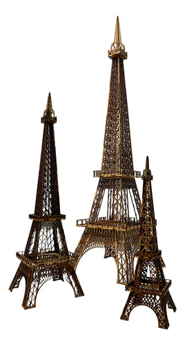 Torre Eiffel 340cm Mdf Madera Fibrofacil Corte Laser.