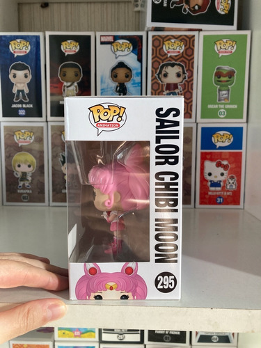 Imagen 3 de 5 de Funko Pop Sailor Moon Chibi Moon 295 Sticker Bornes Nobles