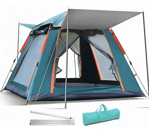 Tienda Casa Campaña Grande para Acampar 4-6 Personas