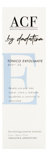 Tónico By Dadatina Limpieza Facial Exfoliante De 75ml