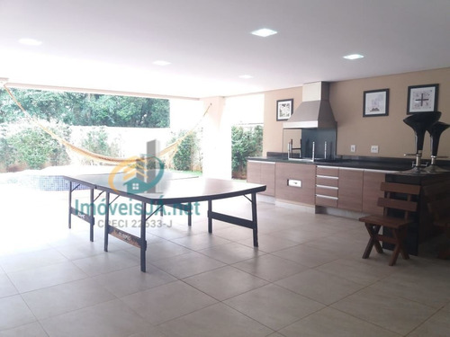 Imagem 7 de 29 de Excelente Casa Á Venda No Condomínio Genesis 1 - 04 Suítes-living Com 03 Ambientes, Área Gourmet C/ Churrasqueira E Pisc - 823